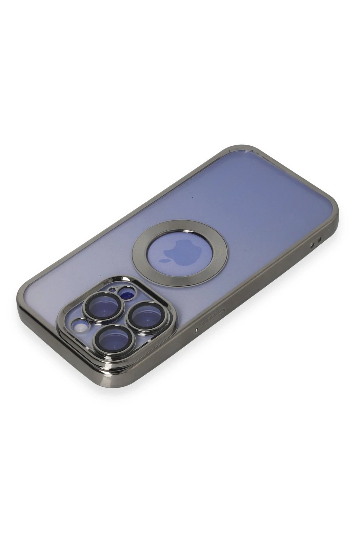 iPhone 15 Pro Kılıf Slot Silikon - Titan Gri-(5796) - Görsel 3