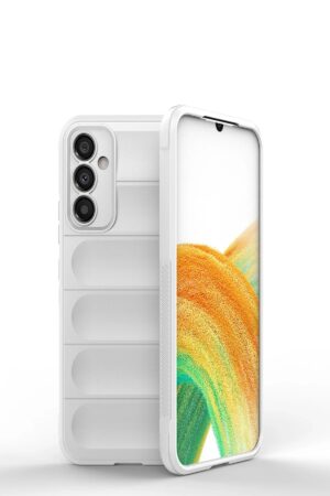 Samsung Galaxy M34 5G Kılıf Optimum Silikon - Krem-(5796)