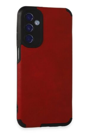 Samsung Galaxy M34 5G Kılıf Loop Deri Silikon - Kırmızı-(5796)