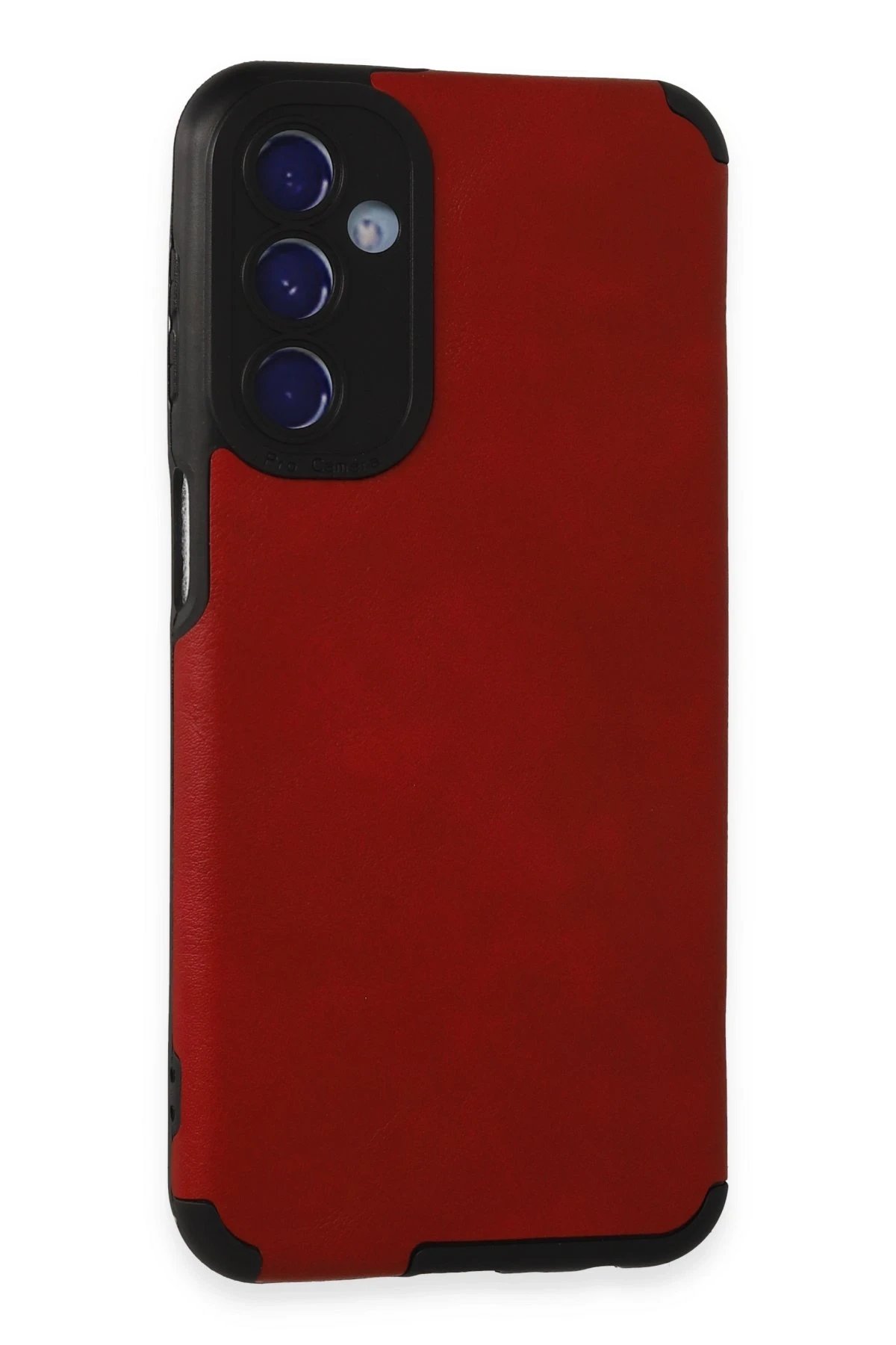 Samsung Galaxy M34 5G Kılıf Loop Deri Silikon - Kırmızı-(5796)