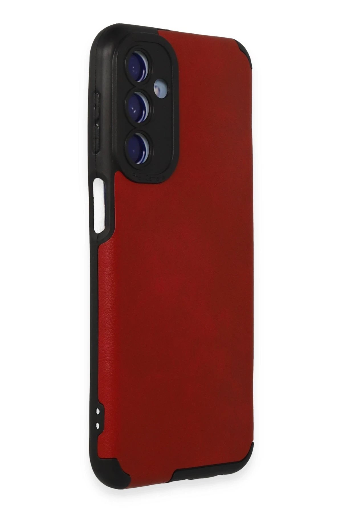 Samsung Galaxy M34 5G Kılıf Loop Deri Silikon - Kırmızı-(5796) - Görsel 2