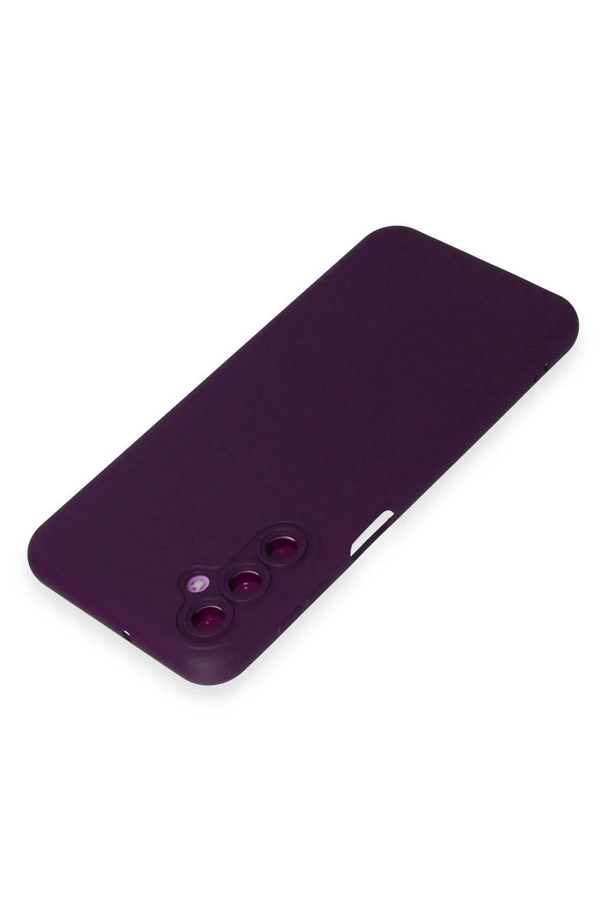 Samsung Galaxy M34 5G Kılıf Nano içi Kadife Silikon - Mor-(5796) - Görsel 3