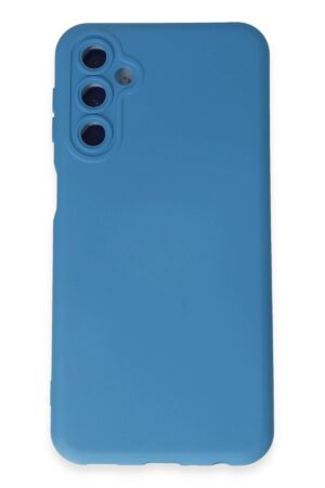 Samsung Galaxy M14 5G Kılıf Nano içi Kadife Silikon - Mavi-(5796)