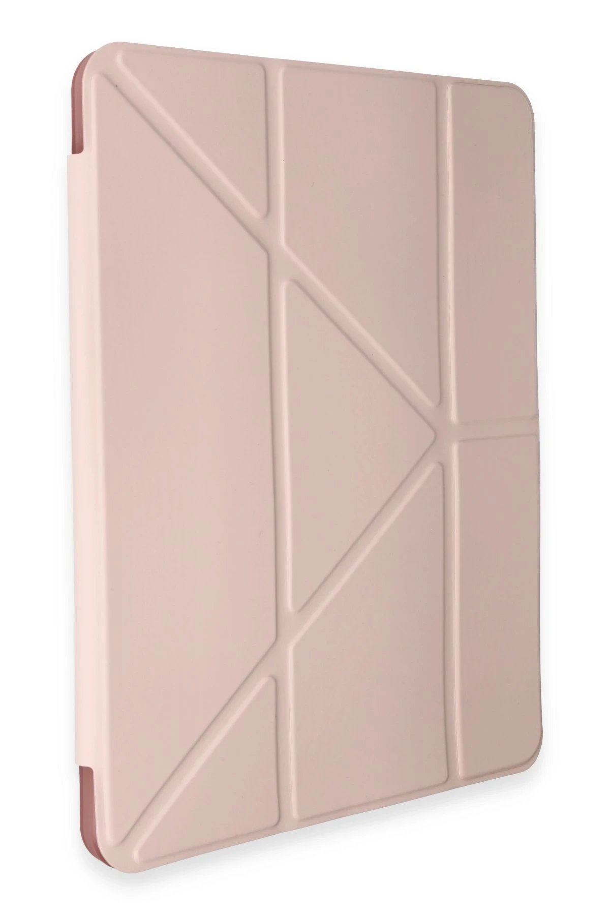 Xiaomi Pad 6 Kılıf Kalemlikli Mars Tablet Kılıfı - Rose Gold-(5796) - Görsel 2
