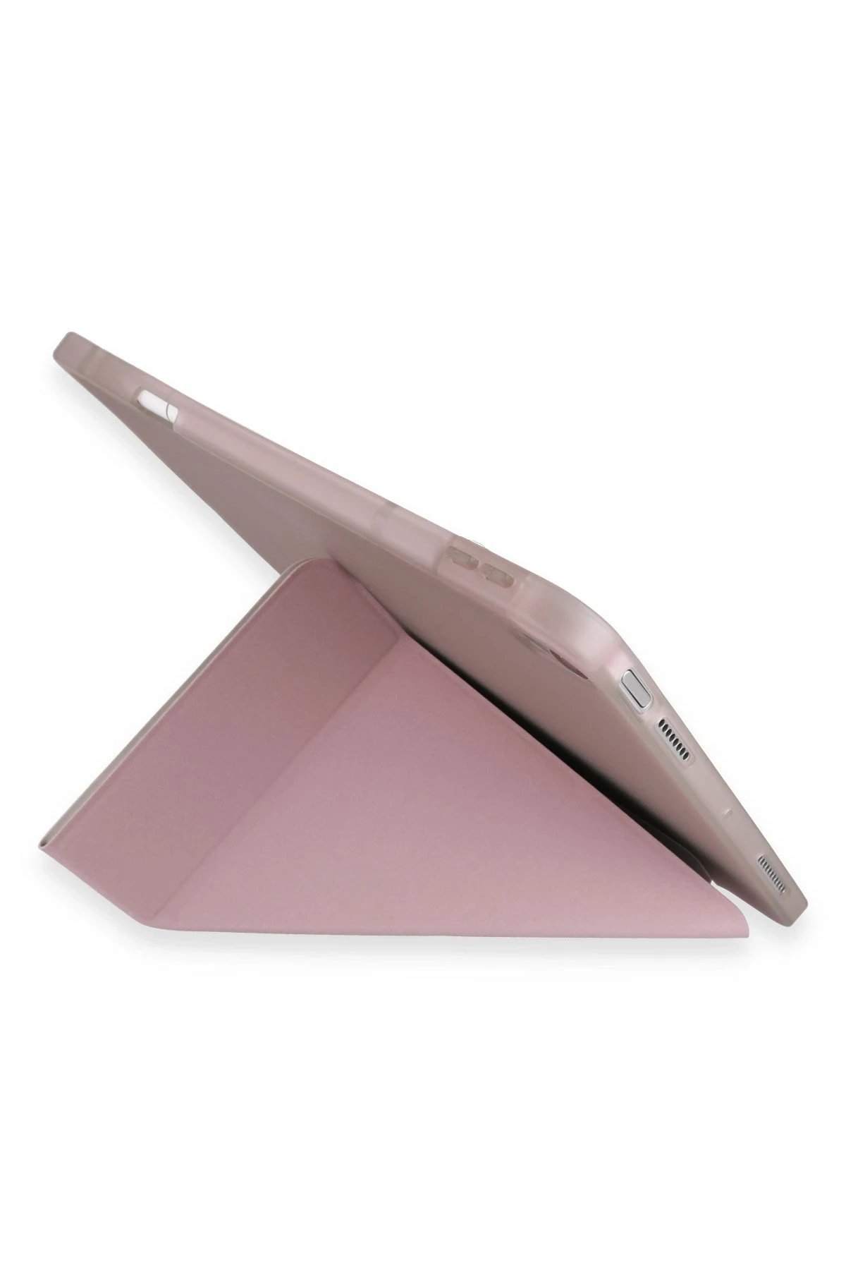 Xiaomi Pad 6 Kılıf Kalemlikli Mars Tablet Kılıfı - Rose Gold-(5796) - Görsel 3