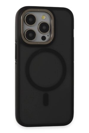 iPhone 15 Pro Max Rocky Magsafe Kapak - Siyah-(5796)