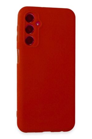 Samsung Galaxy M34 5G Kılıf First Silikon - Kırmızı-(5796)