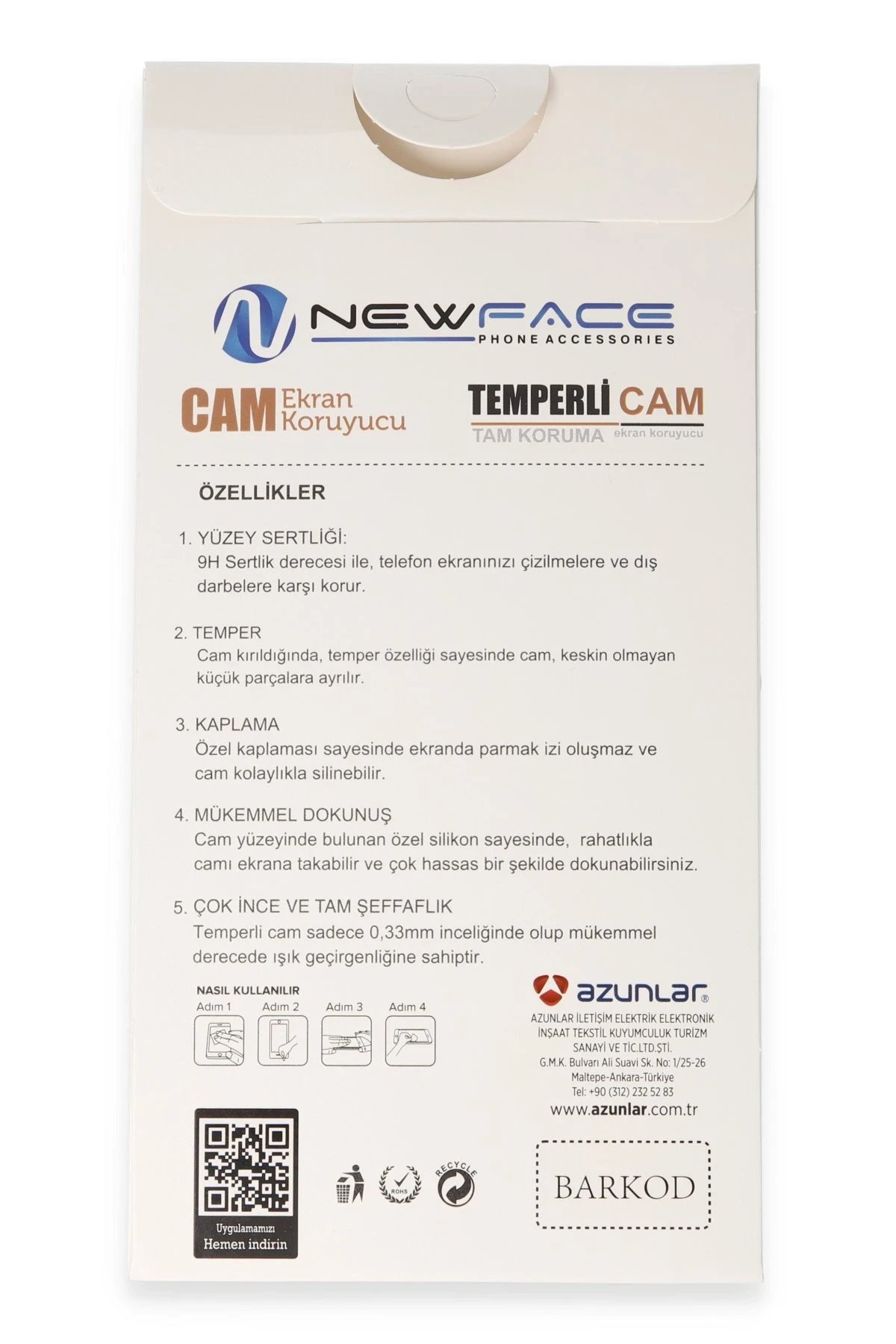 Samsung Galaxy S23 FE 3D Antistatik Hayalet Cam Ekran Koruyucu-(5796) - Görsel 4