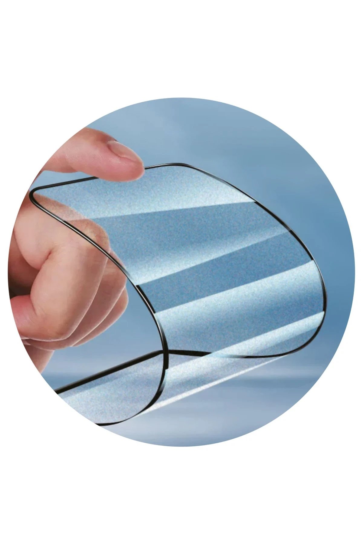 Samsung Galaxy A12 3D Antistatik Seramik Nano Ekran Koruyucu-(5796) - Görsel 2