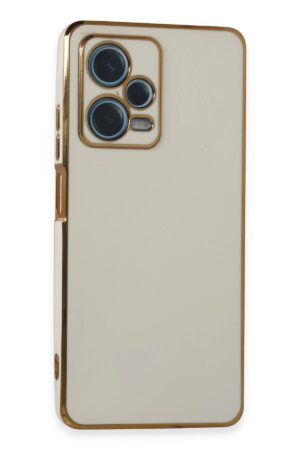 Xiaomi Redmi Note 12 Pro Plus Kılıf Volet Silikon - Beyaz-(5796)