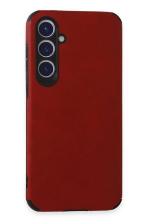 Samsung Galaxy S23 FE Kılıf Loop Deri Silikon - Kırmızı-(5796)