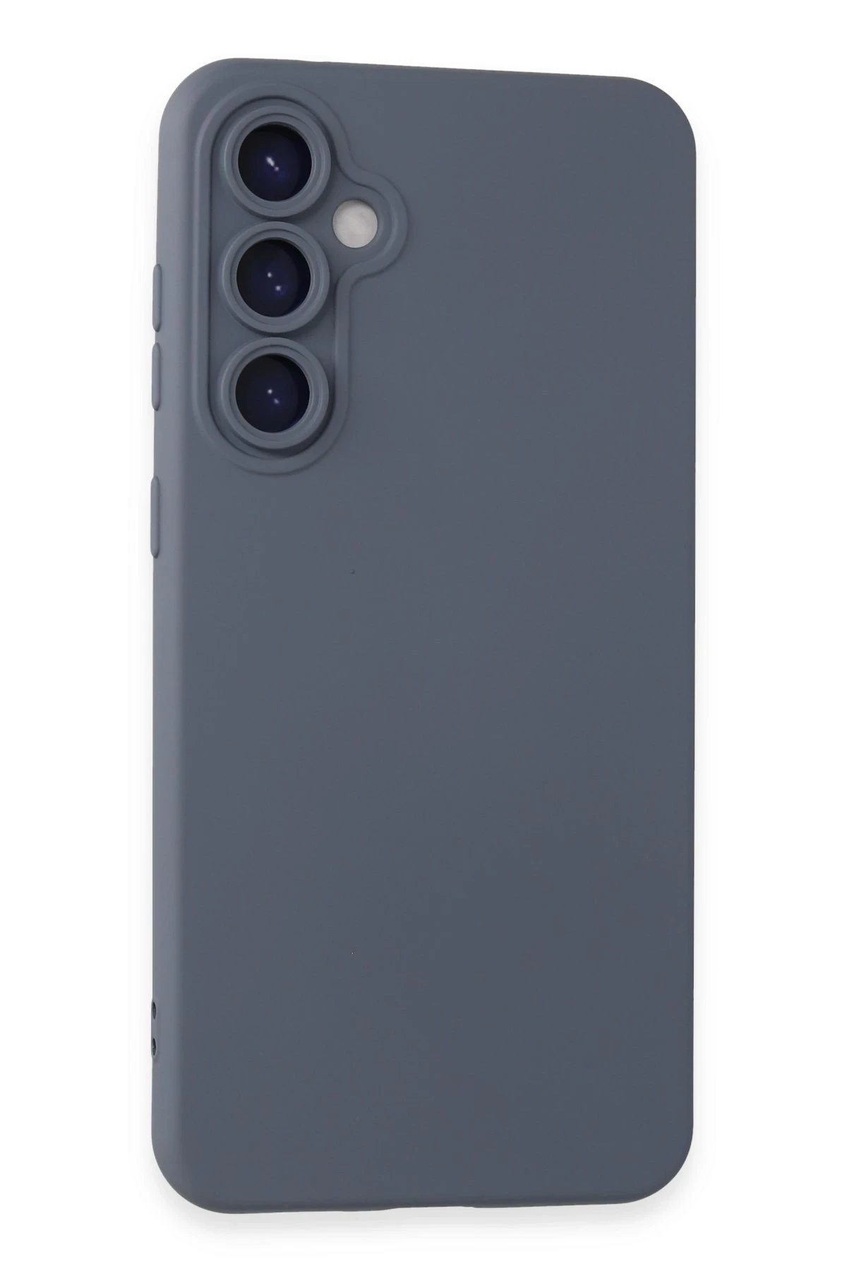 Samsung Galaxy S23 FE Kılıf Nano içi Kadife Silikon - Gri-(5796)