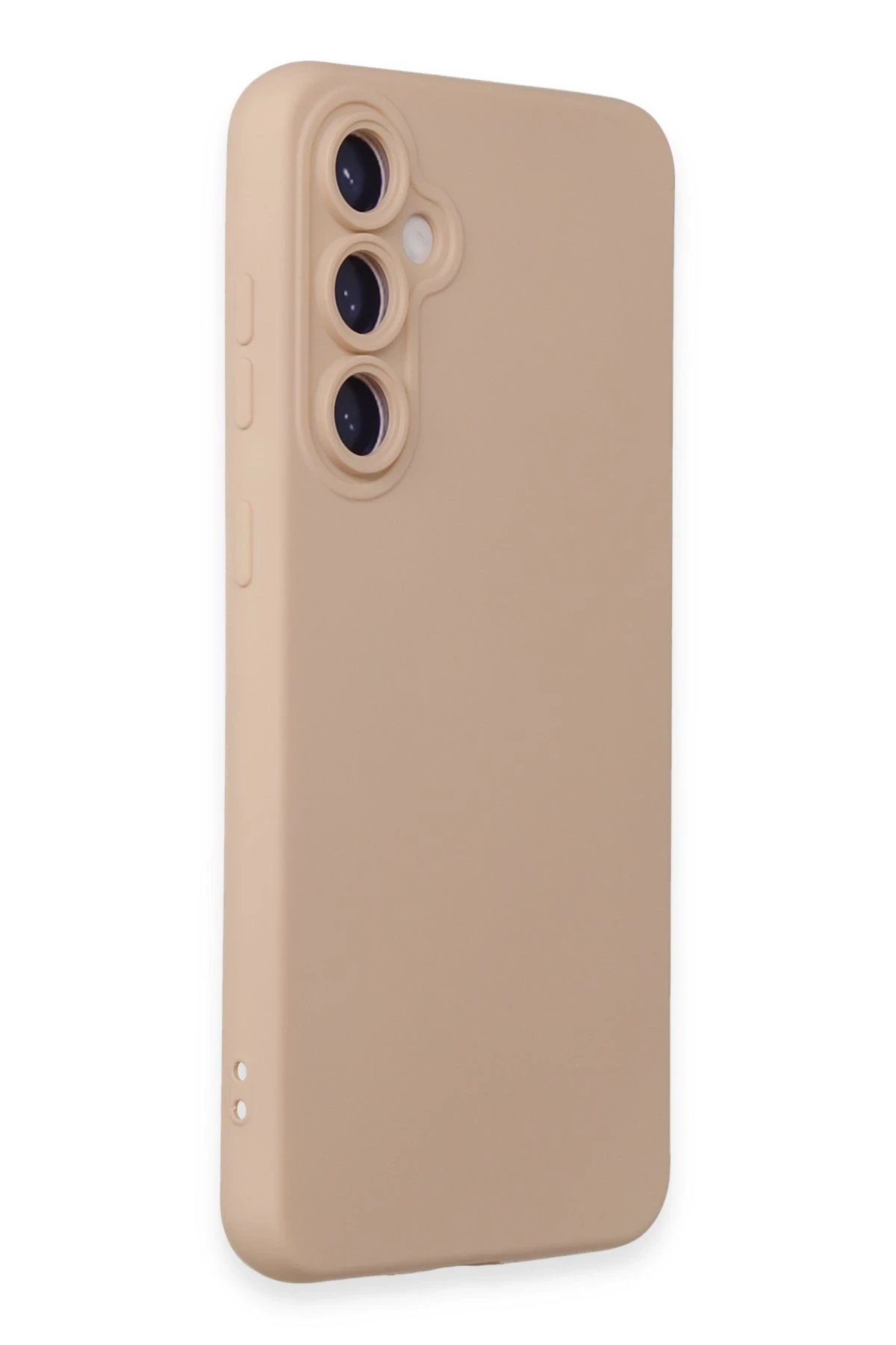 Samsung Galaxy S23 FE Kılıf Nano içi Kadife Silikon - Pudra-(5796) - Görsel 2