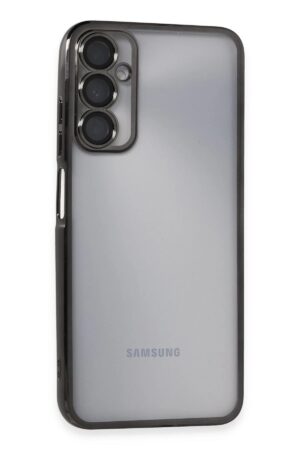 Samsung Galaxy A05S Kılıf Lensli Silikon - Siyah-(5796)