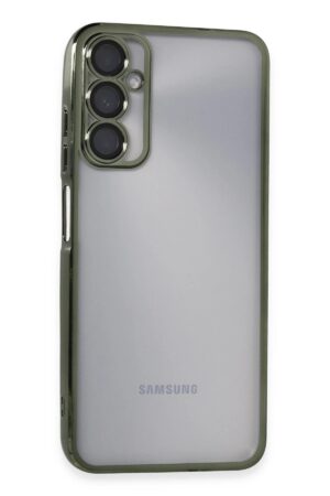 Samsung Galaxy A05S Kılıf Lensli Silikon - Yeşil-(5796)
