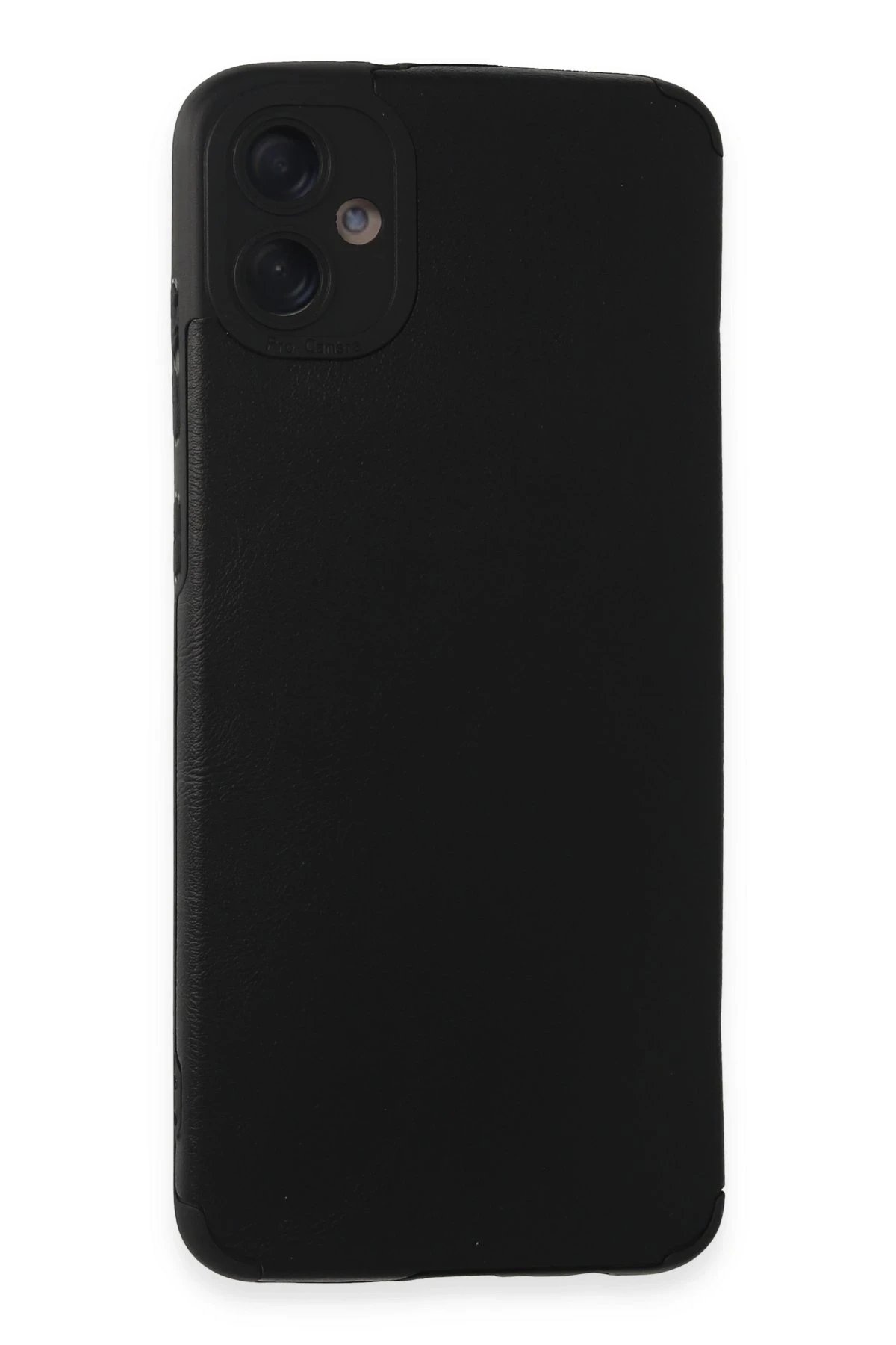 Samsung Galaxy A05 Kılıf Loop Deri Silikon - Siyah-(5796)