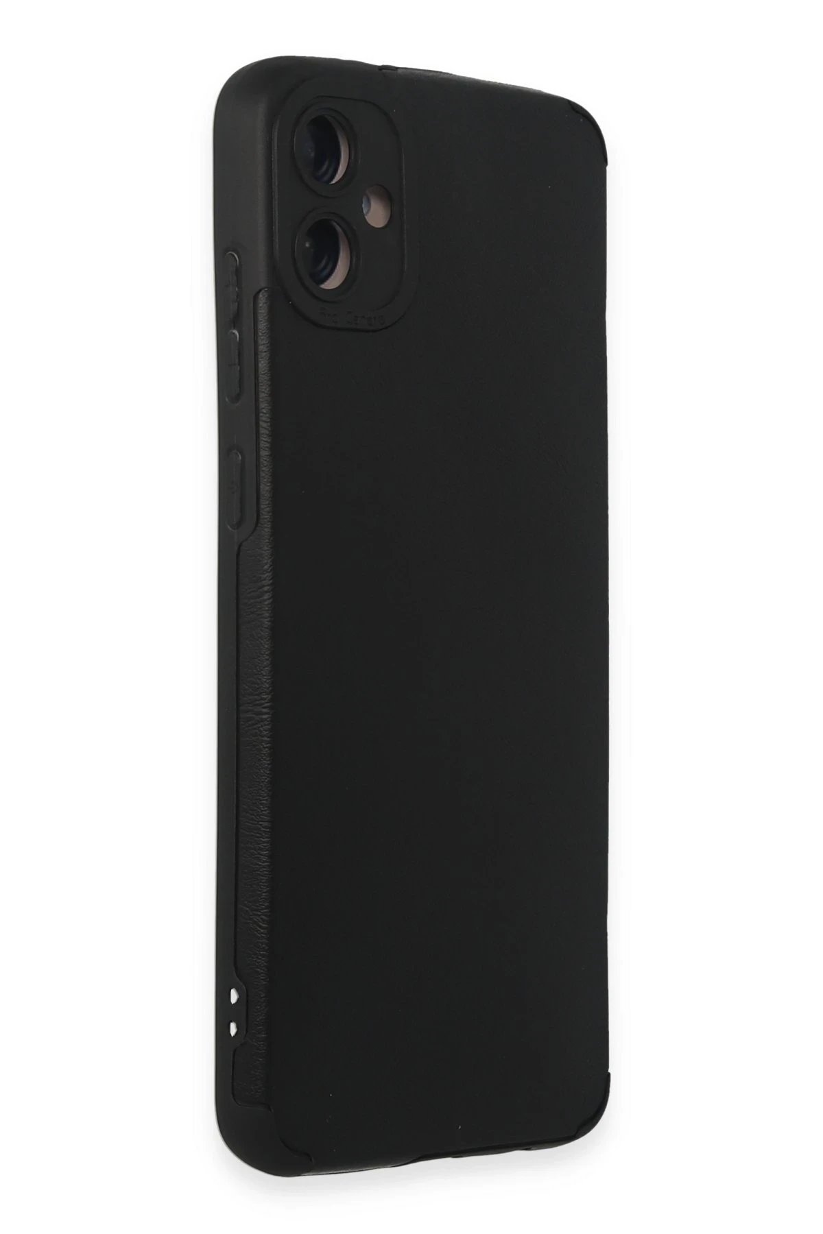 Samsung Galaxy A05 Kılıf Loop Deri Silikon - Siyah-(5796) - Görsel 2