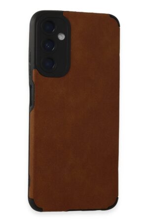 Samsung Galaxy A05S Kılıf Loop Deri Silikon - Kahverengi-(5796)