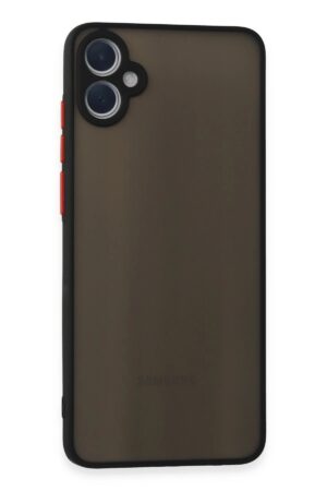Samsung Galaxy A05 Kılıf Montreal Silikon Kapak - Siyah-(5796)
