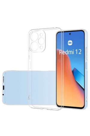 Xiaomi Redmi 12 Kılıf Lüx Şeffaf Silikon-(5796)