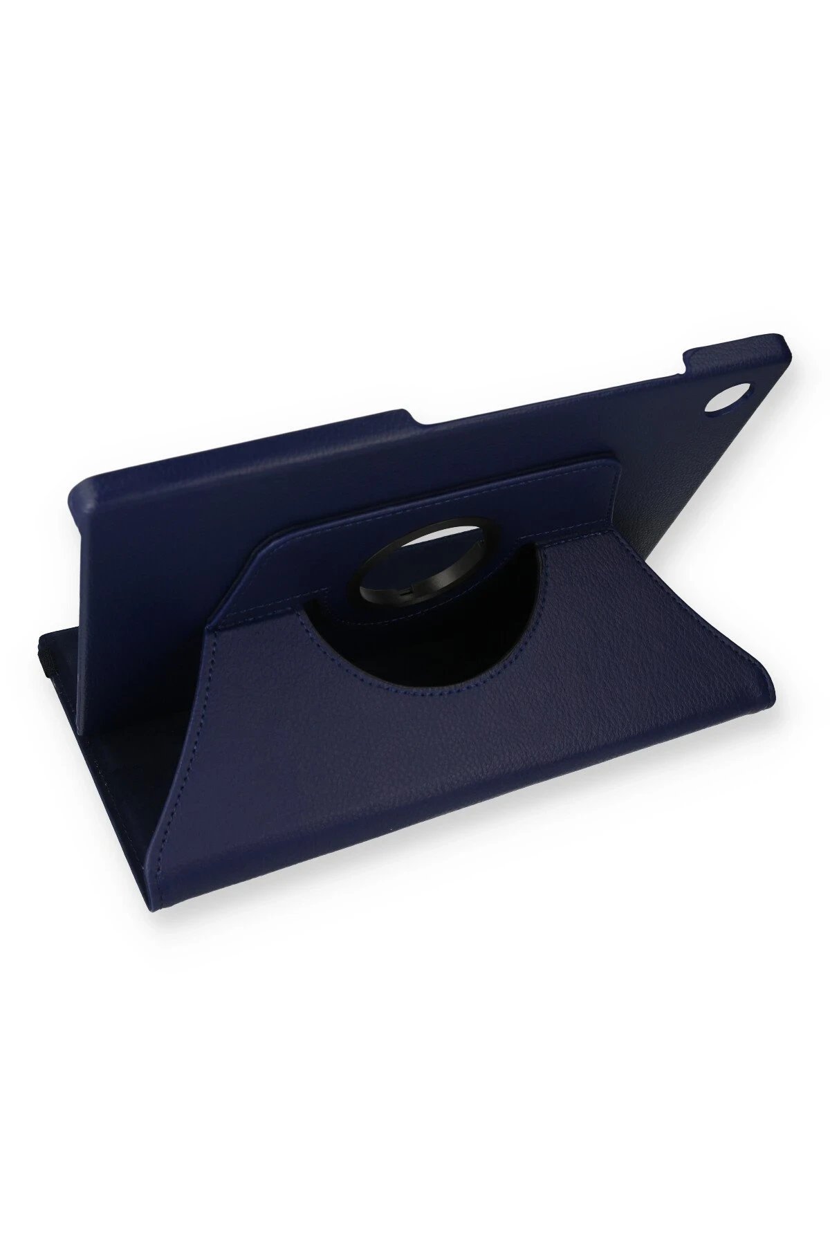 Samsung Galaxy Tab A9 Kılıf 360 Tablet Deri Kılıf - Lacivert-(5796) - Görsel 2