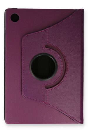 Samsung Galaxy Tab A9 Plus Kılıf 360 Tablet Deri Kılıf - Mürdüm-(5796)