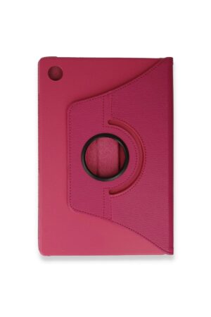 Samsung Galaxy Tab A9 Plus Kılıf 360 Tablet Deri Kılıf - Pembe-(5796)