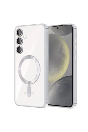 Samsung Galaxy S24 Kılıf Kross Magneticsafe Kapak - Titan Gri-(5796)