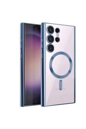 Samsung Galaxy S24 Ultra Kılıf Kross Magneticsafe Kapak - Sierra Blue-(5796)