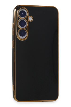 Samsung Galaxy S24 Kılıf Volet Silikon - Siyah-(5796)