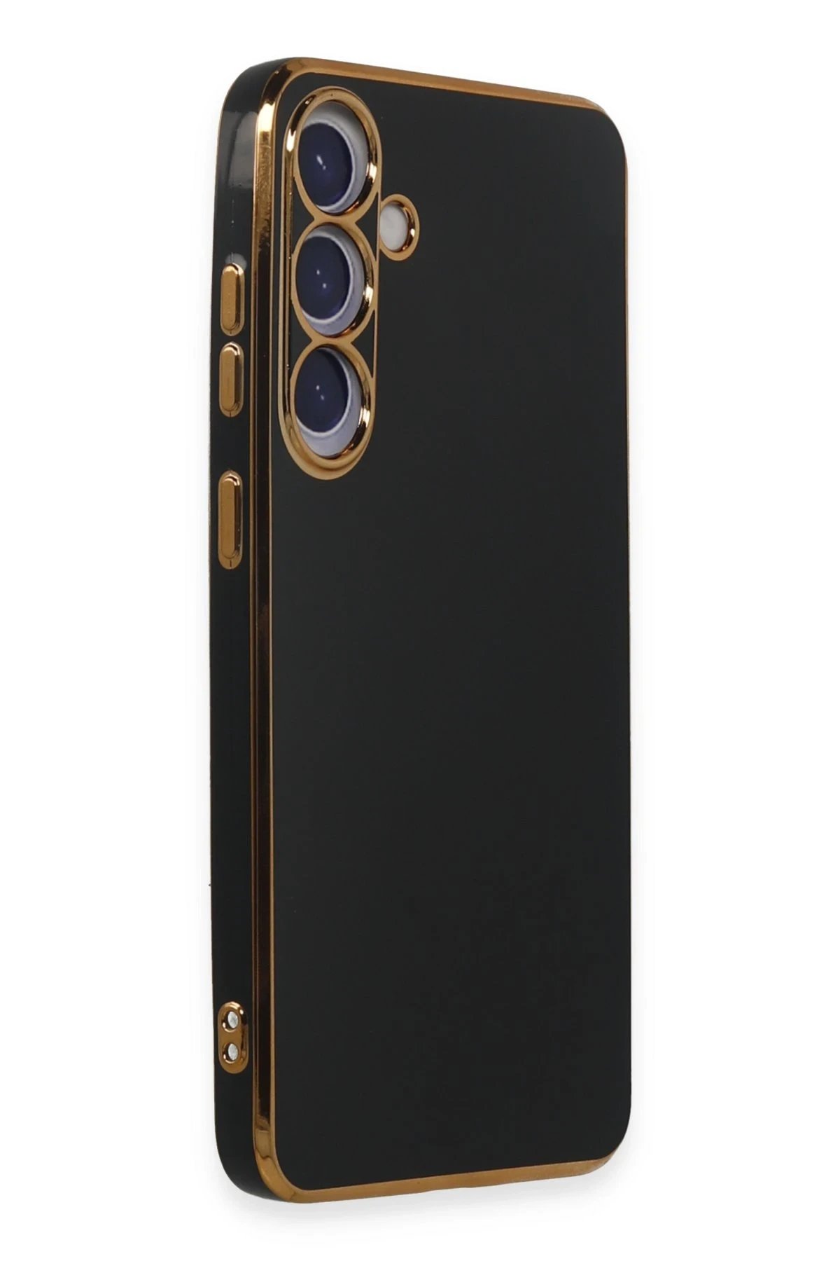 Samsung Galaxy S24 Kılıf Volet Silikon - Siyah-(5796) - Görsel 2