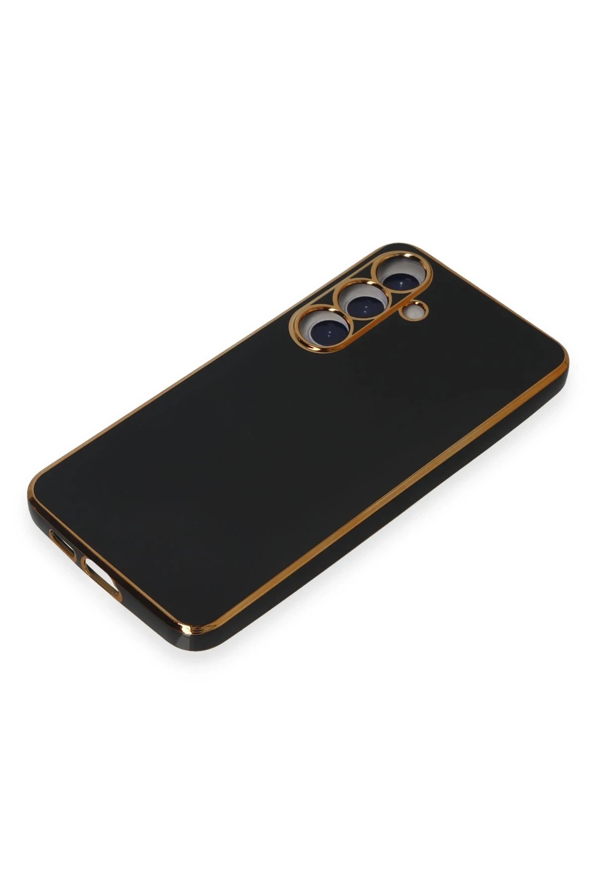 Samsung Galaxy S24 Kılıf Volet Silikon - Siyah-(5796) - Görsel 4