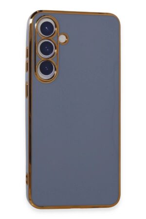 Samsung Galaxy S24 Plus Kılıf Volet Silikon - Mavi-(5796)