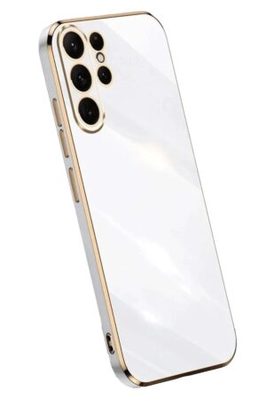 Samsung Galaxy S24 Ultra Kılıf Volet Silikon - Beyaz-(5796)