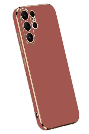 Samsung Galaxy S24 Ultra Kılıf Volet Silikon - Kırmızı-(5796)