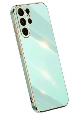 Samsung Galaxy S24 Ultra Kılıf Volet Silikon - Açık Yeşil-(5796)