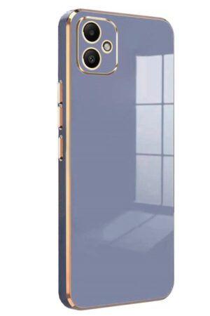 Samsung Galaxy A05 Kılıf Volet Silikon - Mavi-(5796)