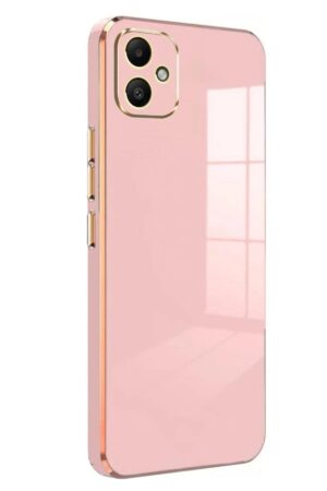 Samsung Galaxy A05 Kılıf Volet Silikon - Pembe-(5796)