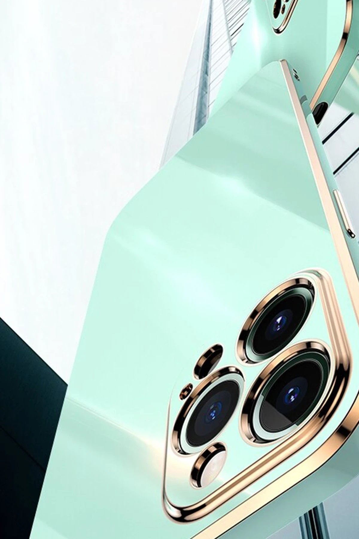 Samsung Galaxy A05S Kılıf Volet Silikon - Beyaz-(5796) - Görsel 3