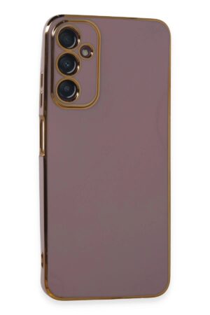 Samsung Galaxy A05S Kılıf Volet Silikon - Mor-(5796)