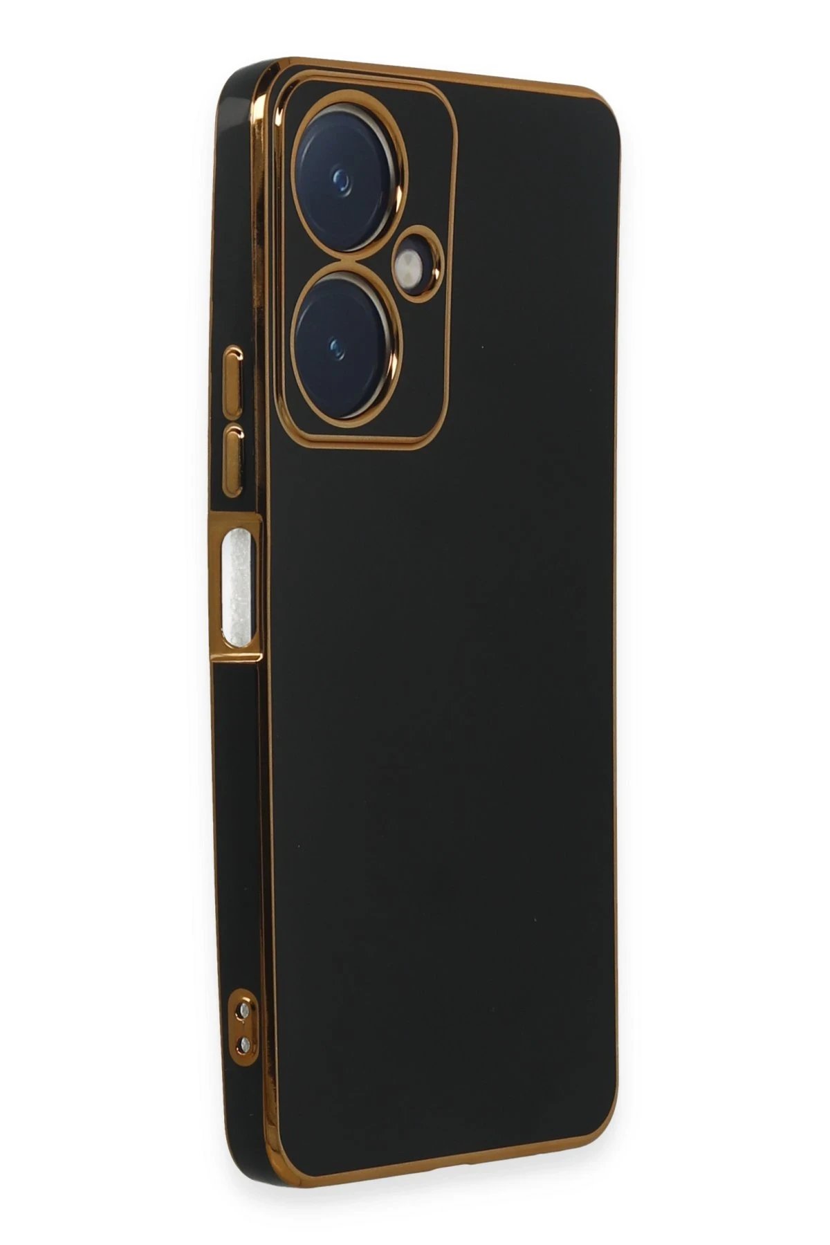 Vivo Y27 Kılıf Volet Silikon - Siyah-(5796) - Görsel 2