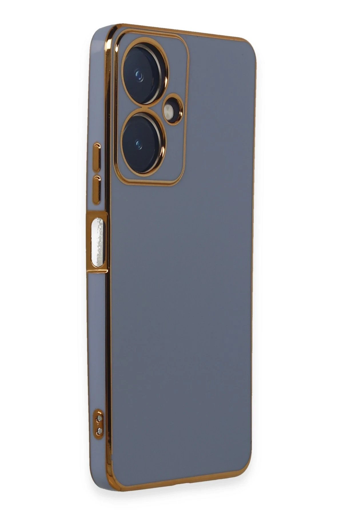 Vivo Y27 Kılıf Volet Silikon - Mavi-(5796) - Görsel 2