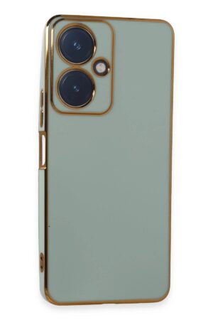 Vivo Y27 Kılıf Volet Silikon - Açık Yeşil-(5796)