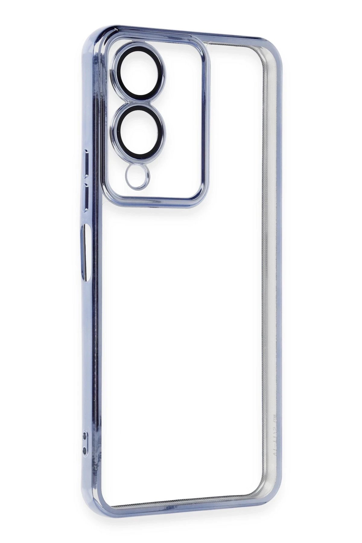 Vivo Y17S Kılıf Lensli Silikon - Açık Mavi-(5796) - Görsel 2