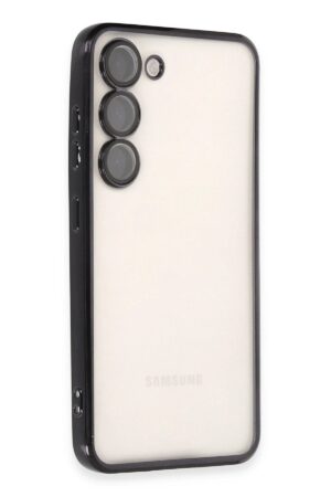 Samsung Galaxy S24 Kılıf Lensli Silikon - Siyah-(5796)