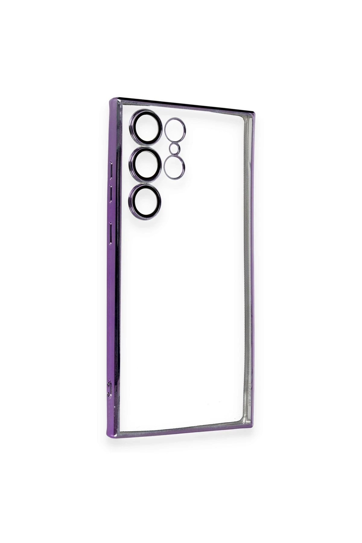 Samsung Galaxy S24 Ultra Kılıf Lensli Silikon - Siyah-(5796) - Görsel 2