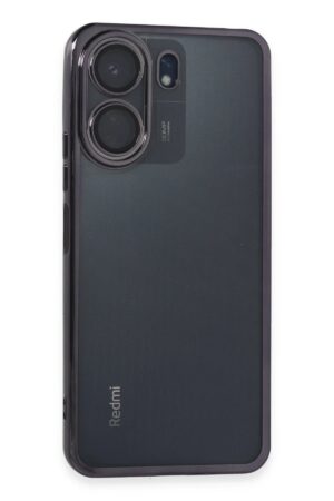 Xiaomi Redmi 13C Kılıf Lensli Silikon - Mor-(5796)