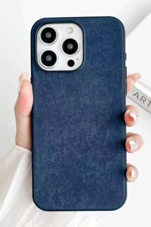 iPhone 15 Pro Max Kılıf Karen Magsafe Kapak - Lacivert-(5796)