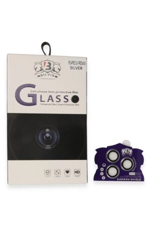iPhone 14 Pro Max Bilvis Titan Kamera Lens - Gümüş-(5796)