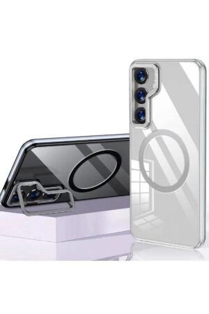 Samsung Galaxy S24 Crystal Magsafe Kapak - Şeffaf-(5796)